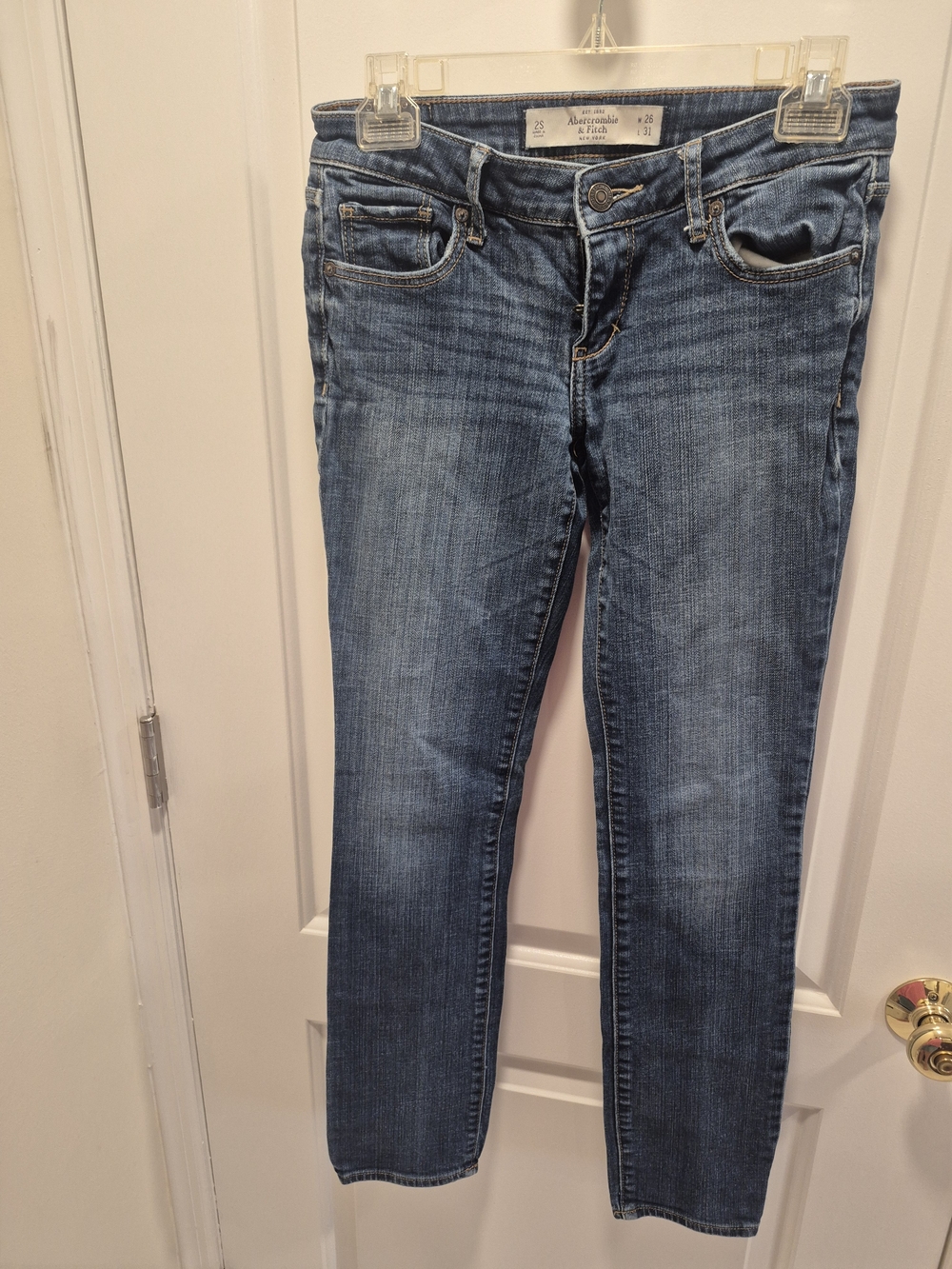 Abercrombie & Fitch Women's Skinny Jeans - Medium Blue